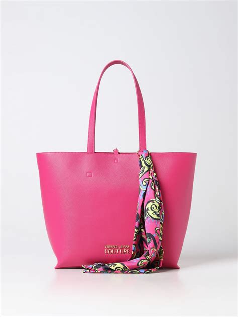 borsa floreale rosa versace jeans|versace jeans couture mujer.